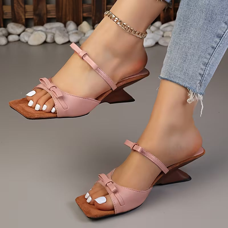 Valentina | Zapatos destalonados con lazo