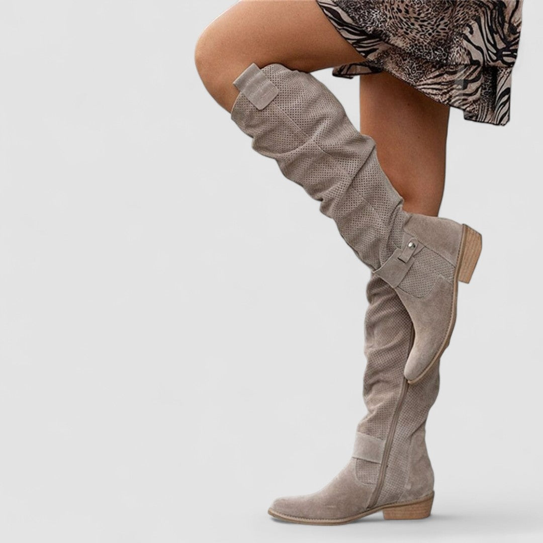 Hazel | Botas camperas de ante