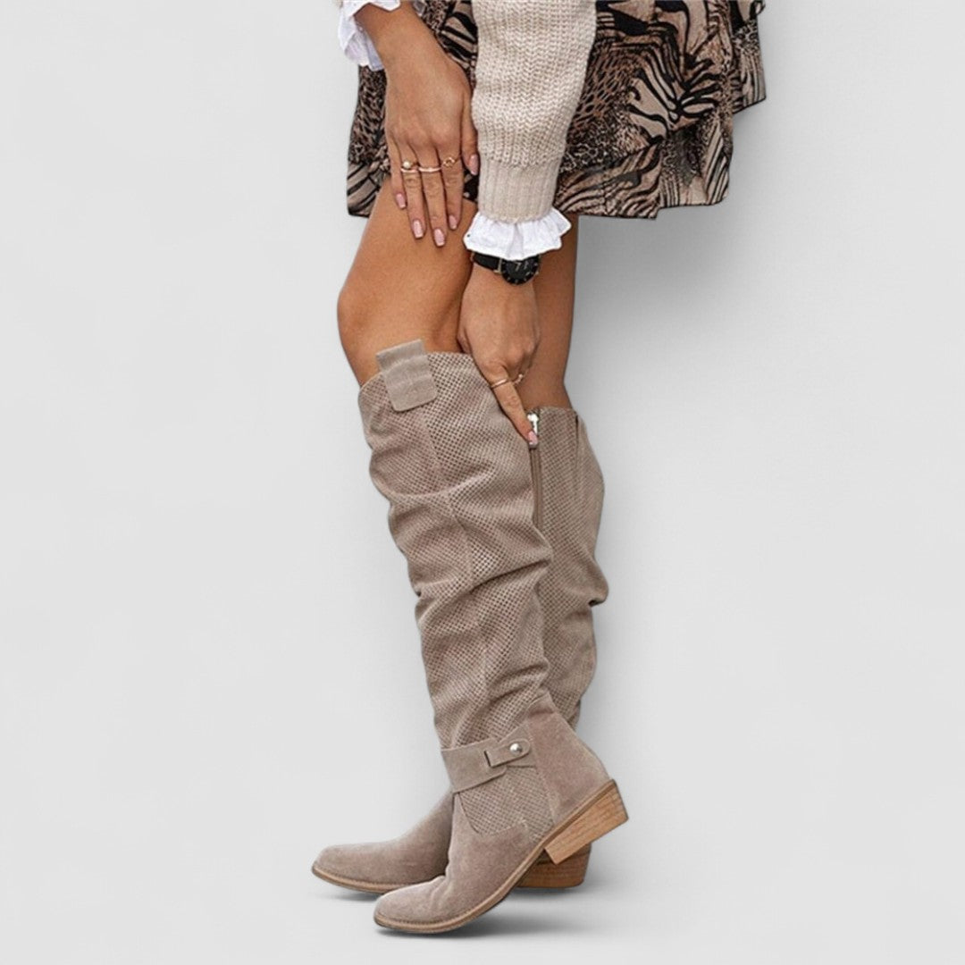 Hazel | Botas camperas de ante