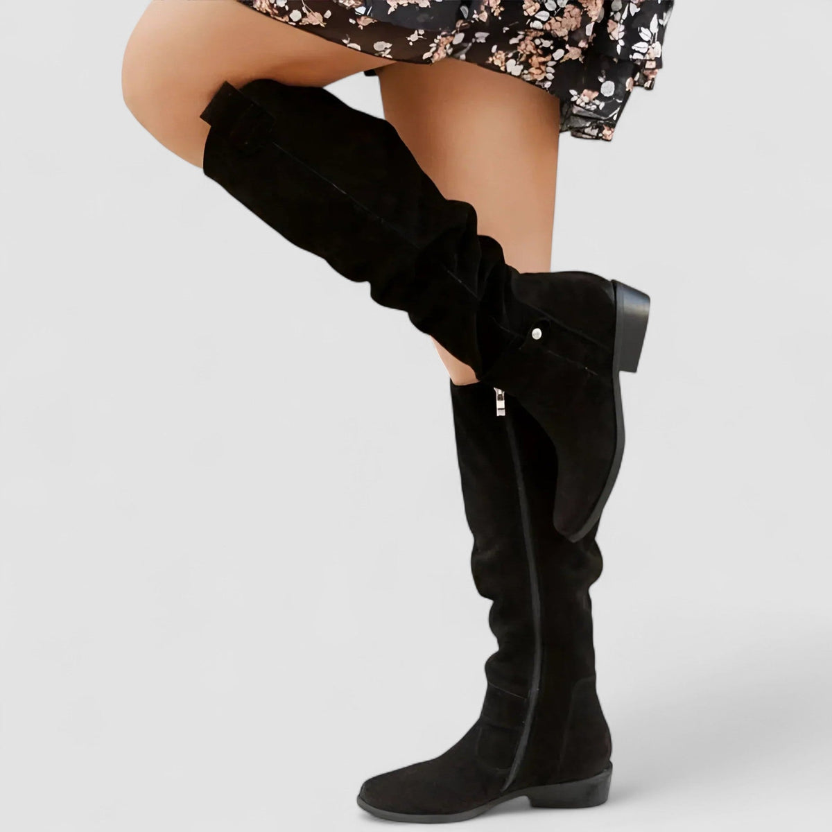 Nora | Botas camperas de ante y piel