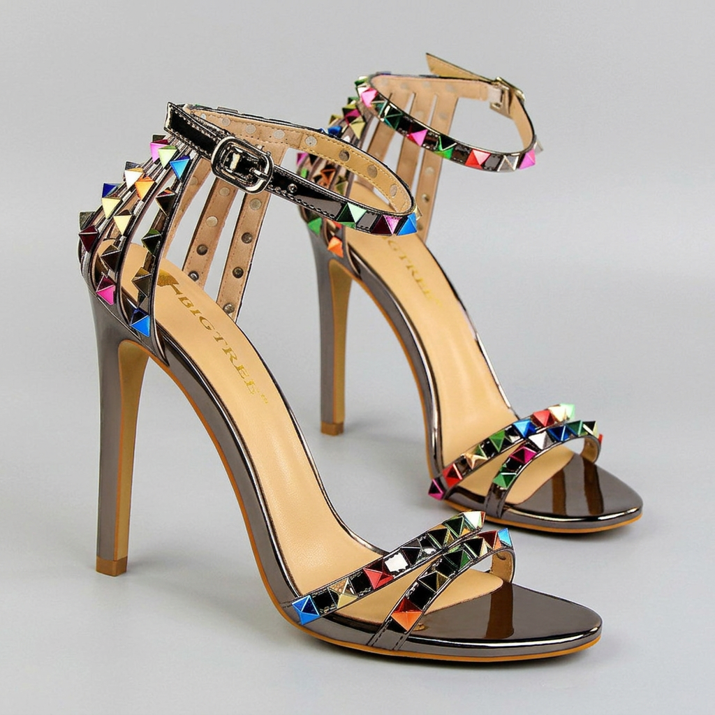 Serena | Zapatos de aguja con tachuelas