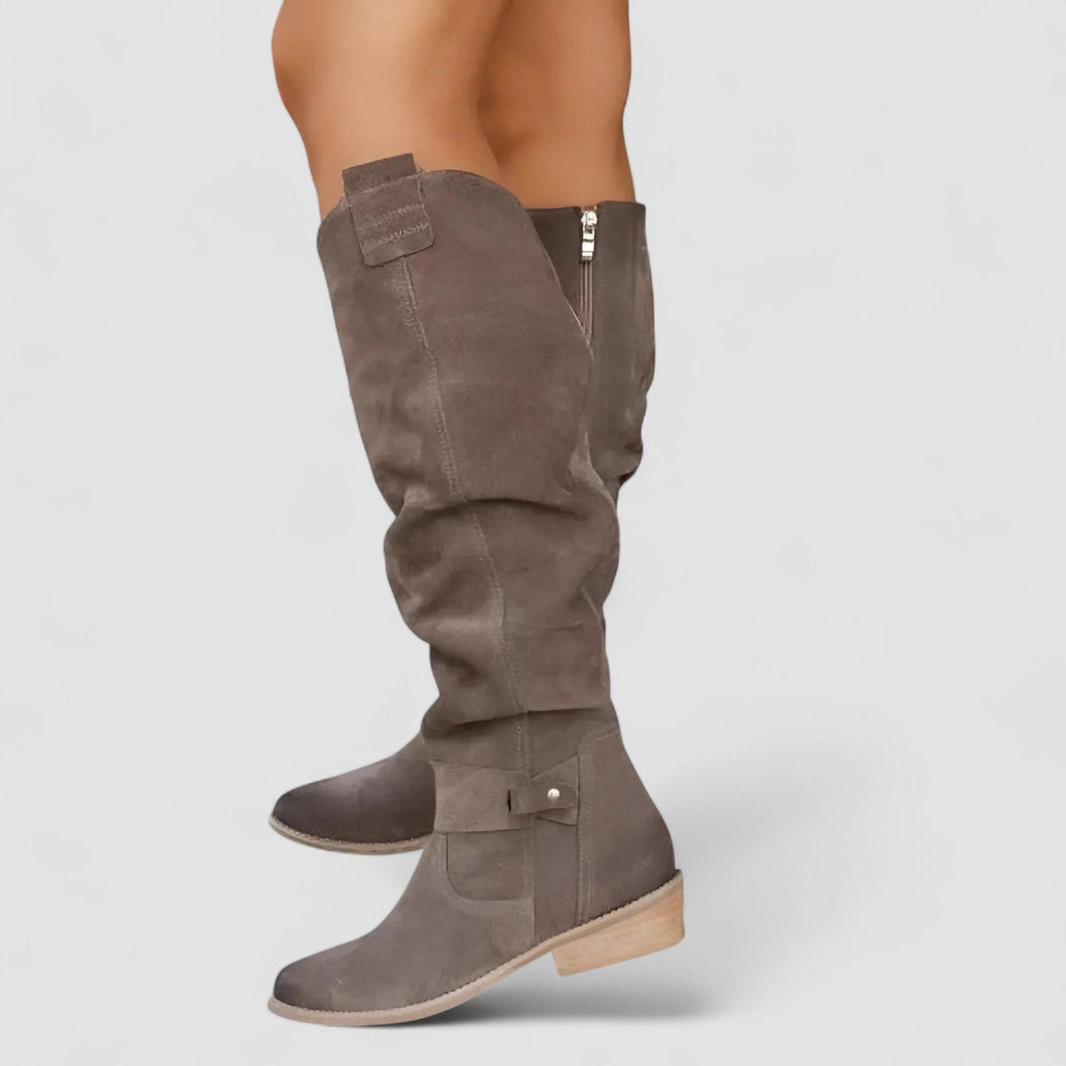 Nora | Botas camperas de ante y piel