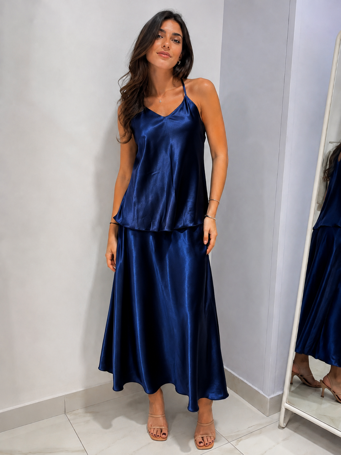Conjunto Larry: top y falda