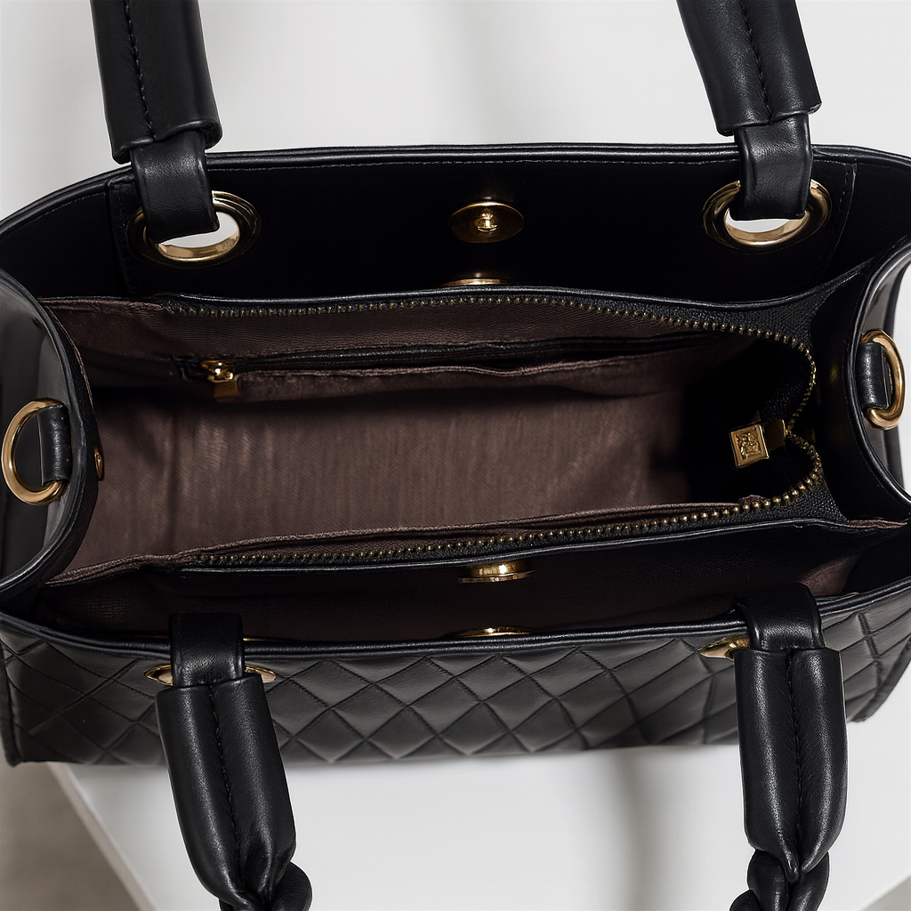 Madeleine | Bolso acolchado con asas trenzadas