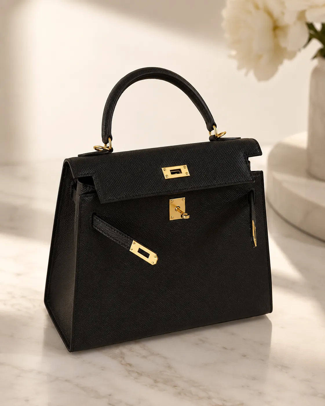Bolso Celeste en color negro
