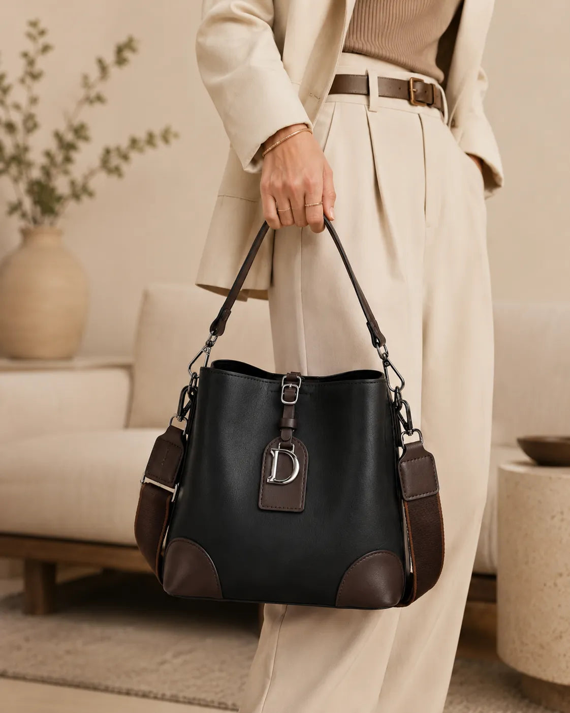 Elena | Bolso saco convertible
