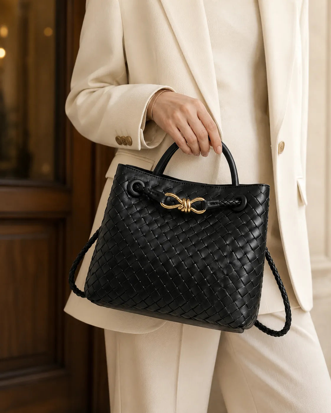Valentina | Bolso trenzado de asas