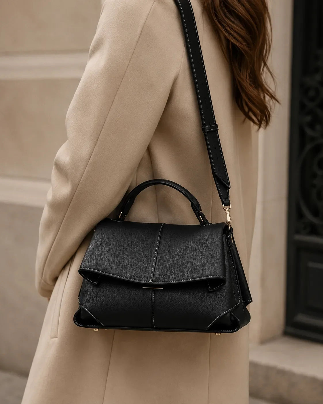 Vivienne | Bolso de mano con pliegues