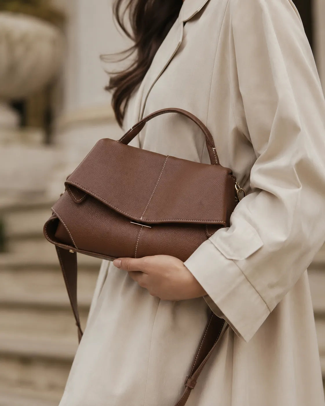 Vivienne | Bolso de mano con pliegues