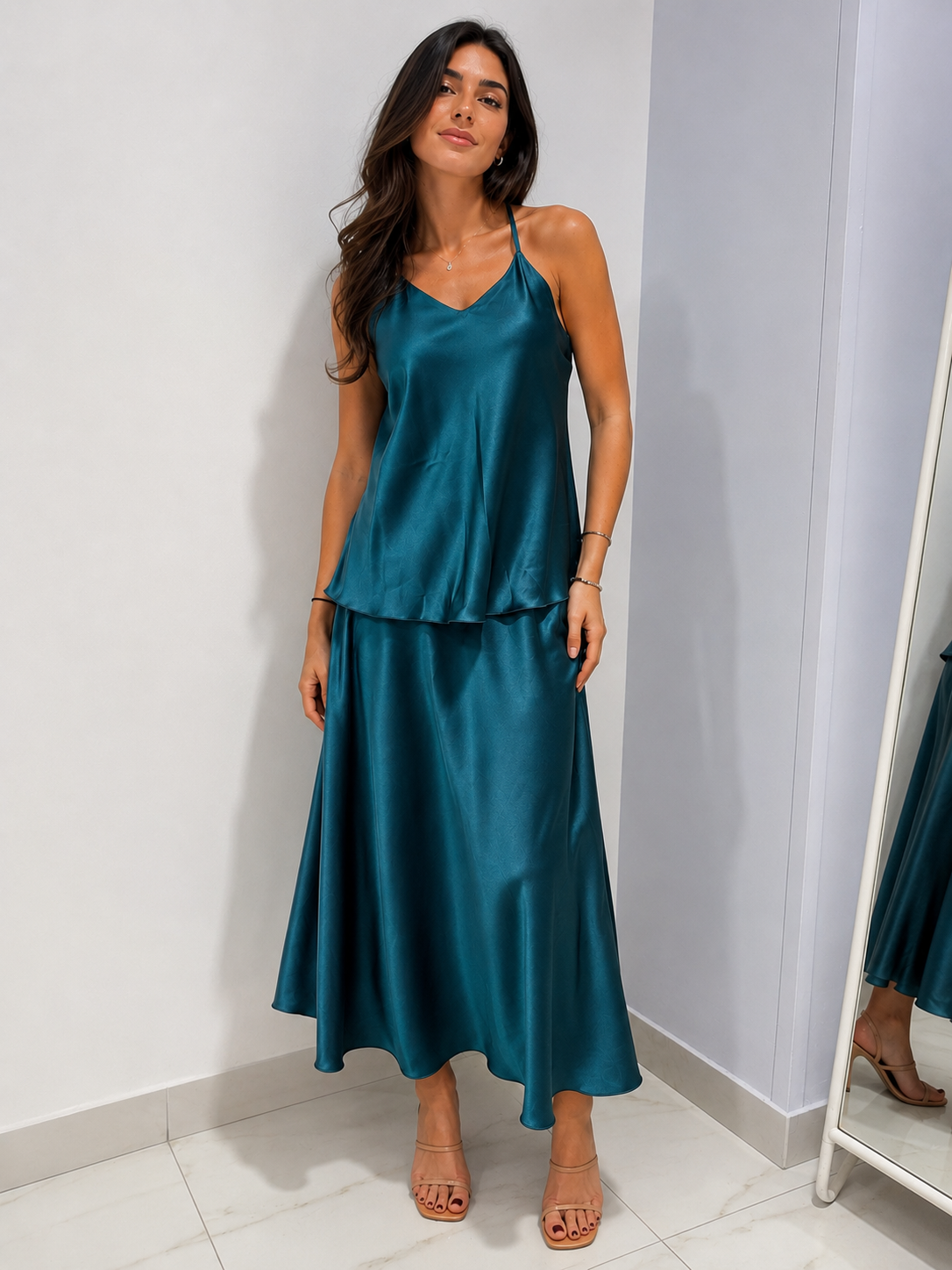 Conjunto Larry: top y falda