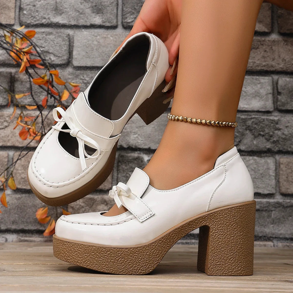 Blair | Zapatos de plataforma con lazo