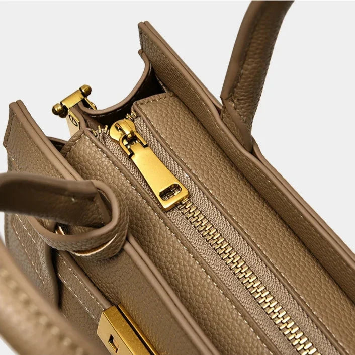 Camille | Bolso de mano de piel granulada