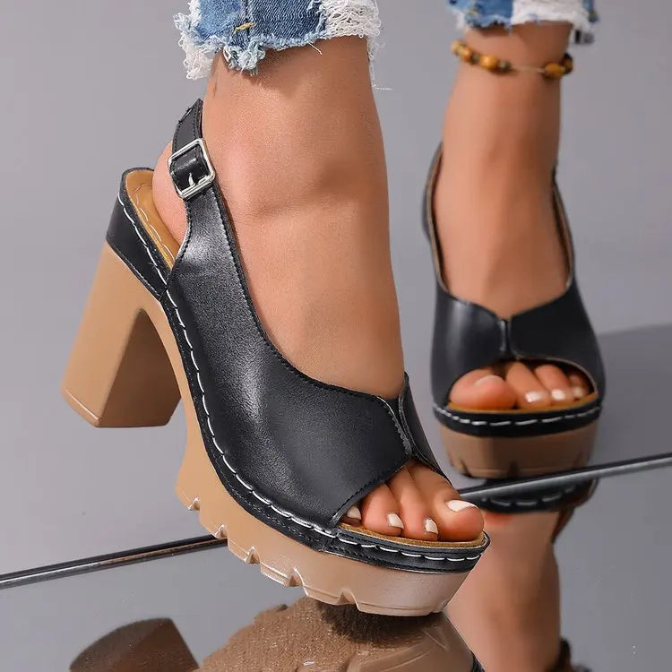 Vivienne | Sandalias de plataforma retro