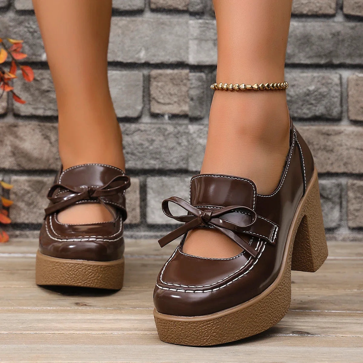 Blair | Zapatos de plataforma con lazo