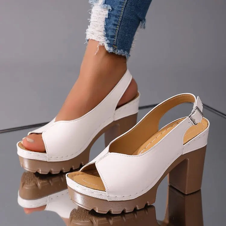 Vivienne | Sandalias de plataforma retro