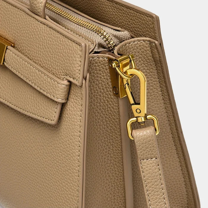 Camille | Bolso de mano de piel granulada