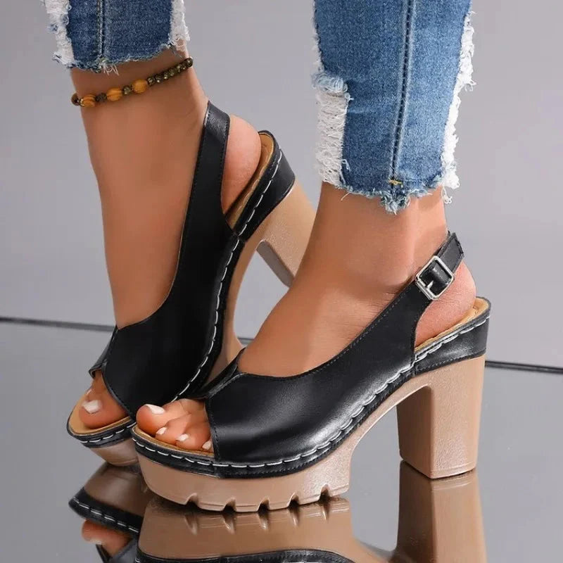 Vivienne | Sandalias de plataforma retro