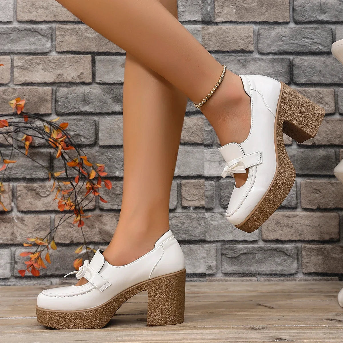 Blair | Zapatos de plataforma con lazo