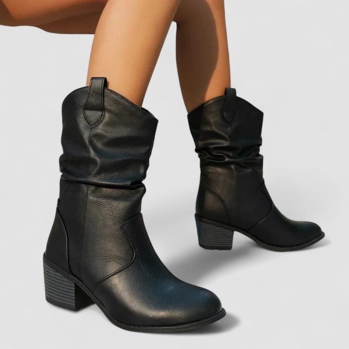 Vivian | Botas de piel de confort