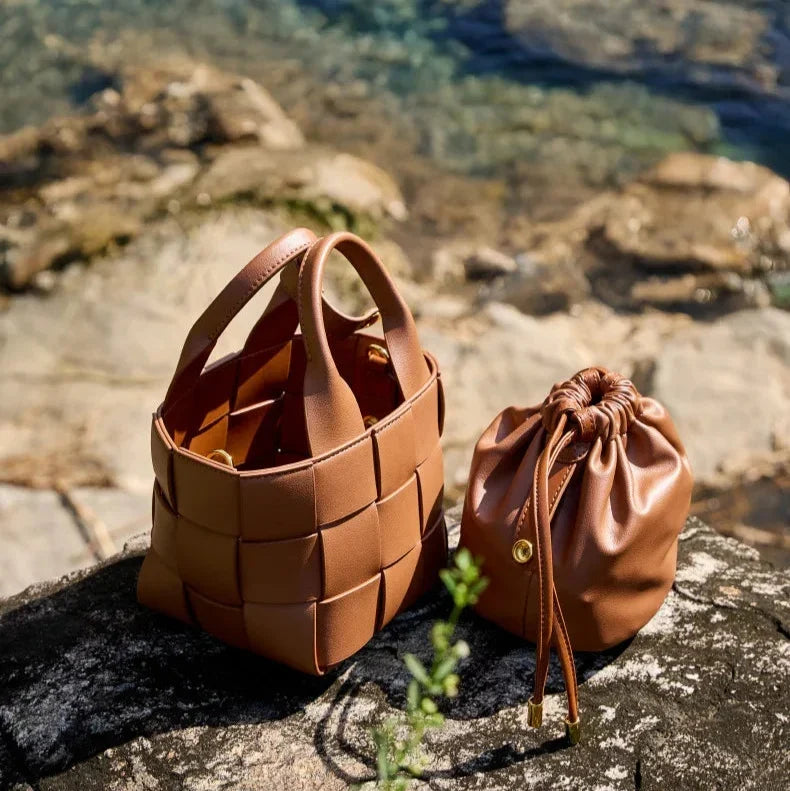 Wynn | Mini bolso cesta trenzado