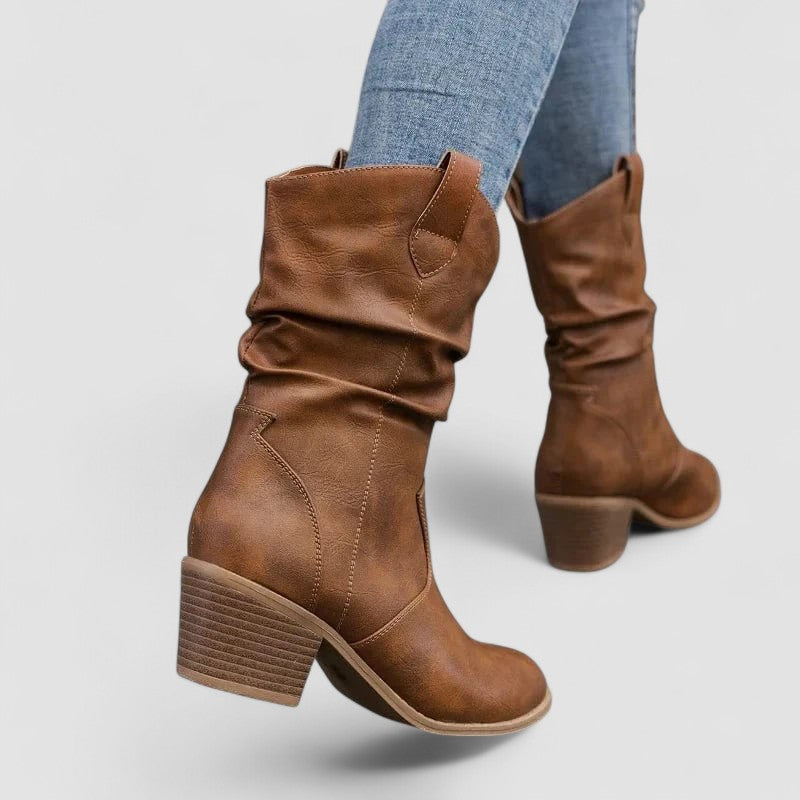 Vivian | Botas de piel de confort