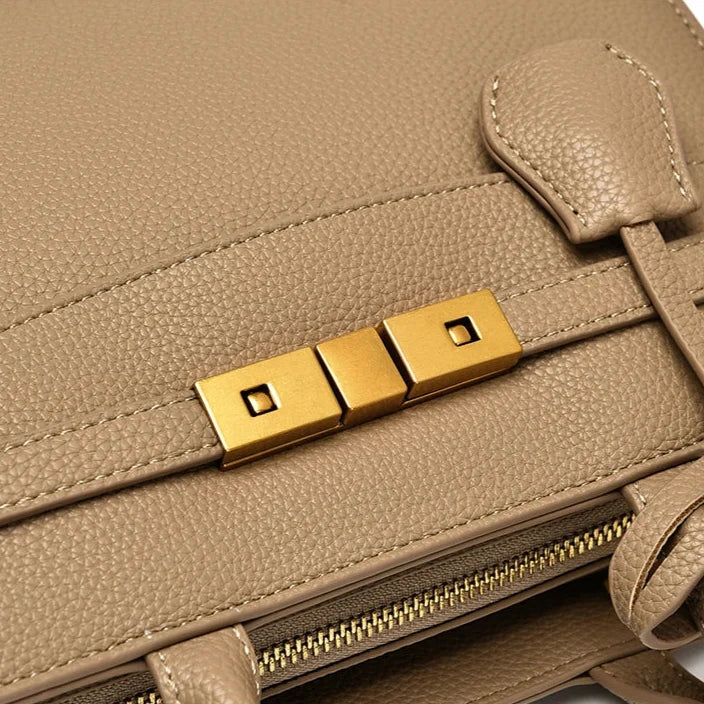 Camille | Bolso de mano de piel granulada