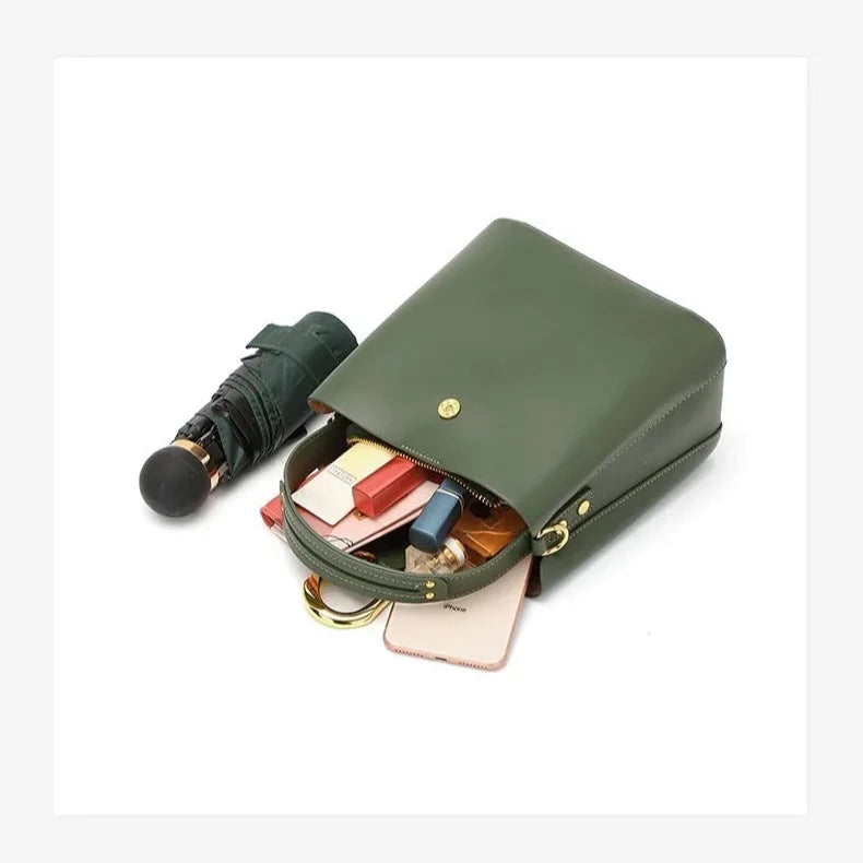 Bella | Bolso cubo de piel