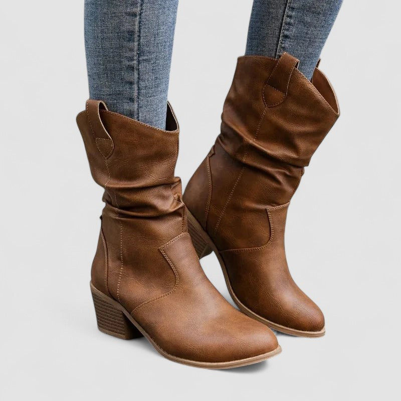 Vivian | Botas de piel de confort