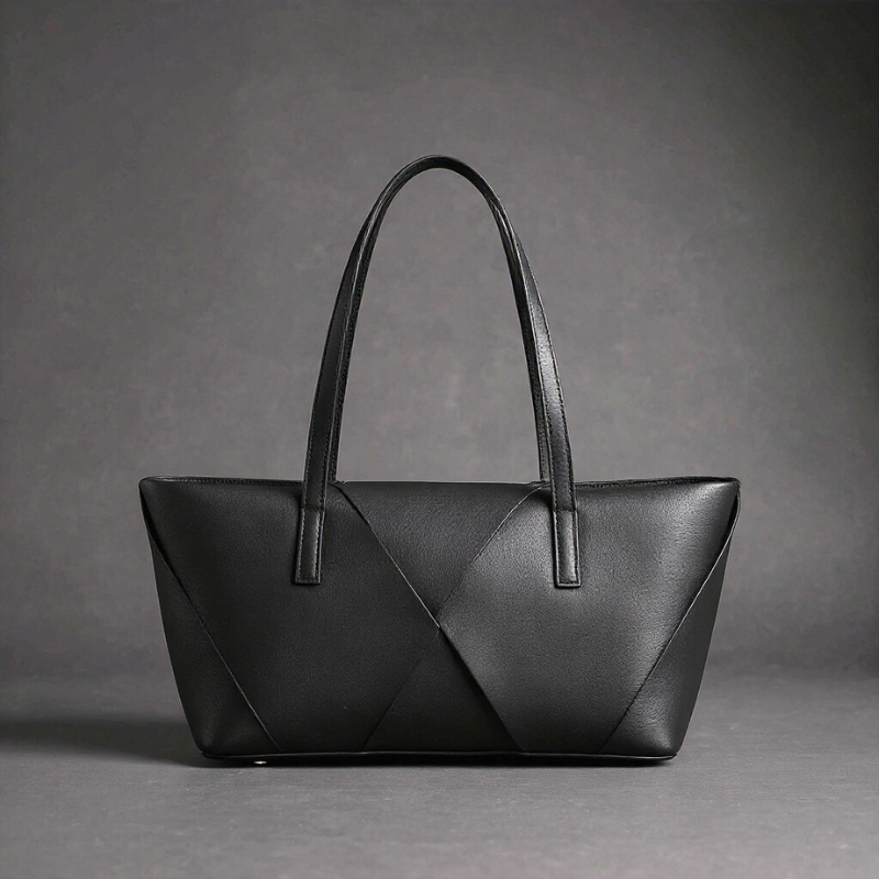 Scultura | Bolso tote alargado con pliegues