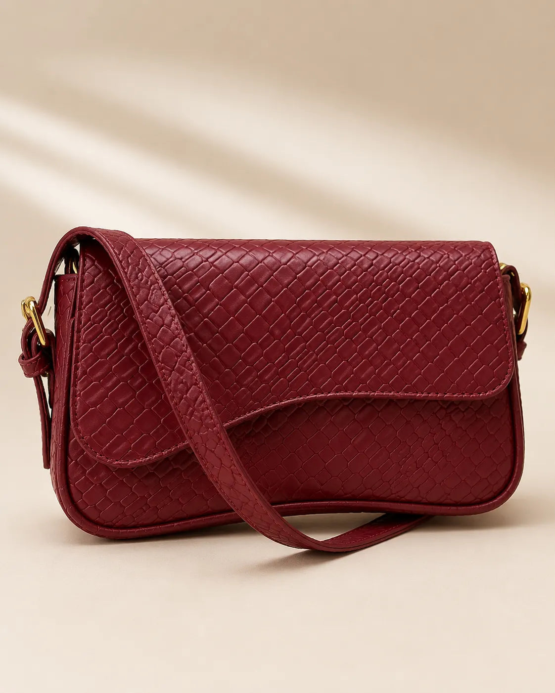 Bolso Elara en color burdeos