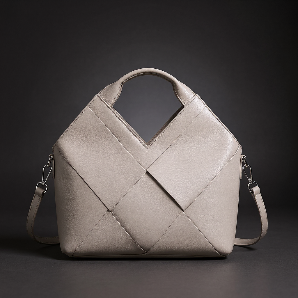 Contour | Bolso de piel con asa en V