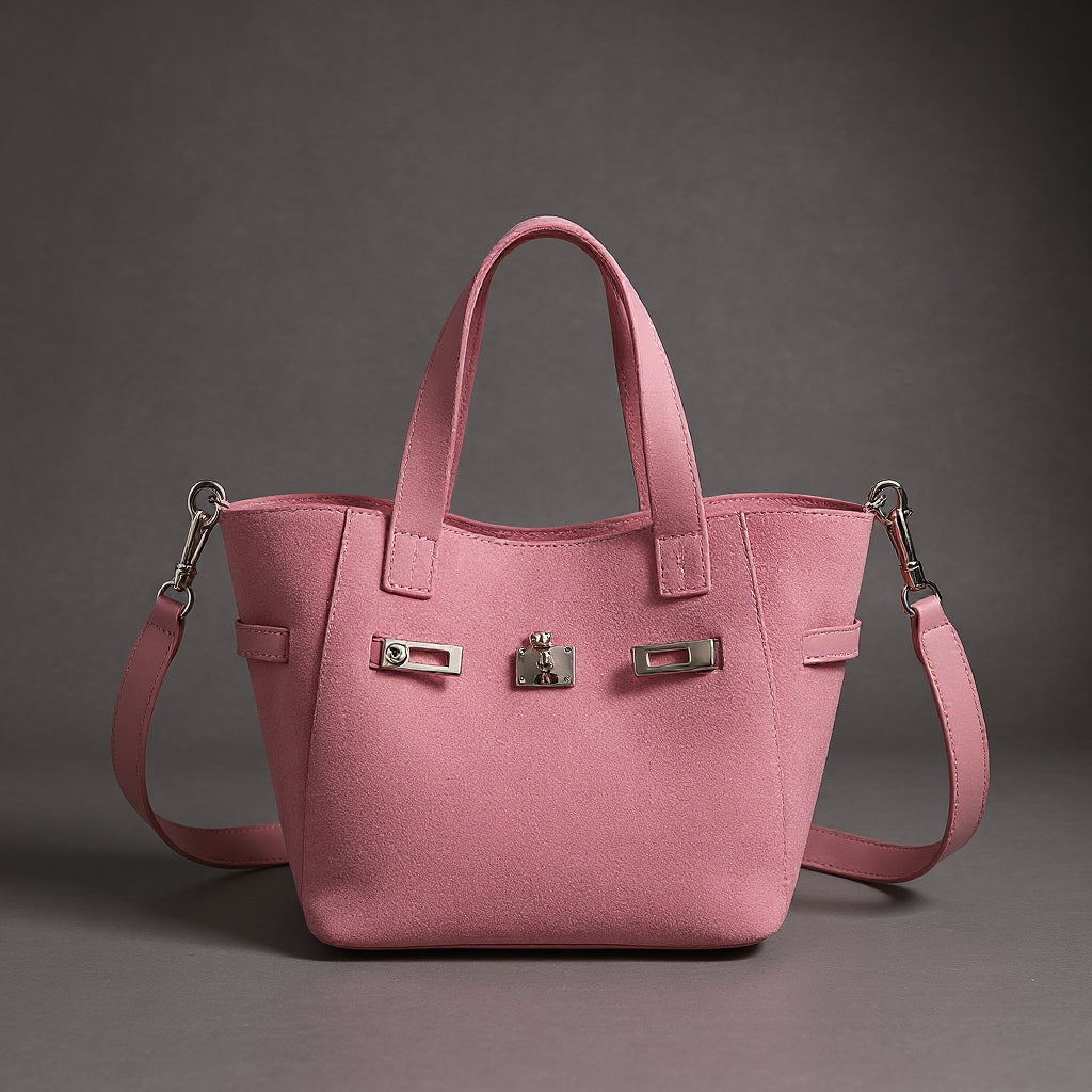 Melania | Mini bolso tote de ante