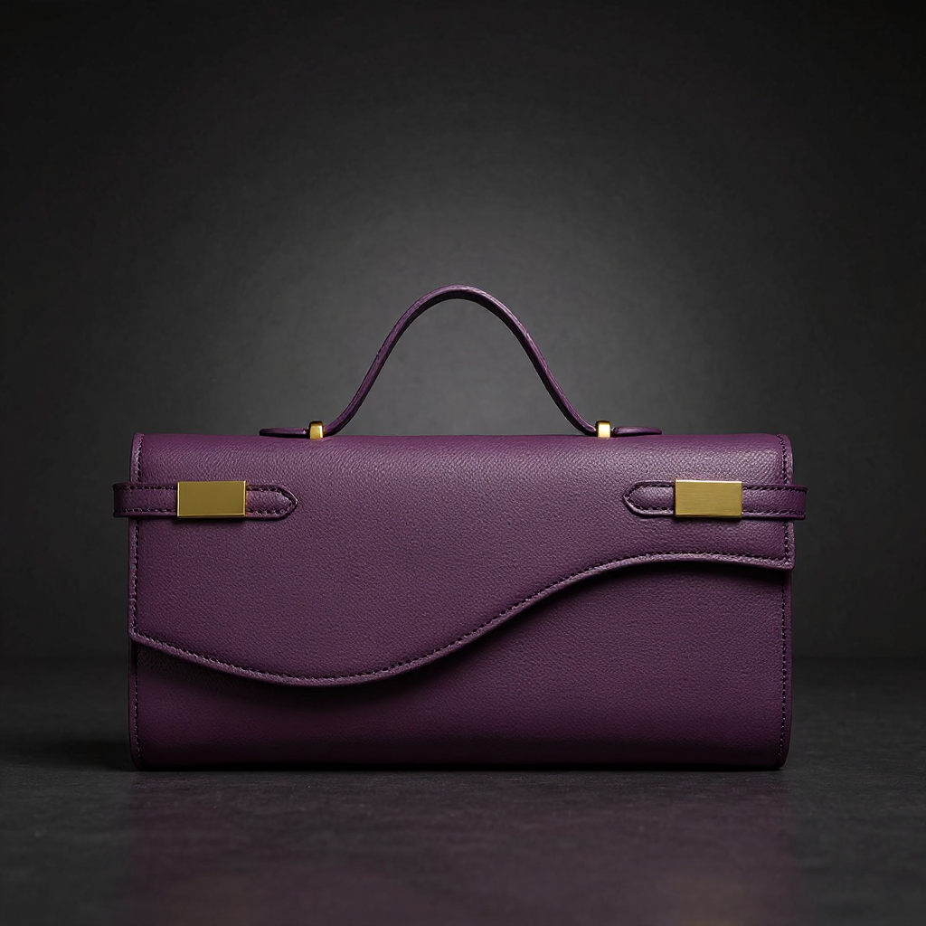 Solène | Bolso de mano alargado con solapa