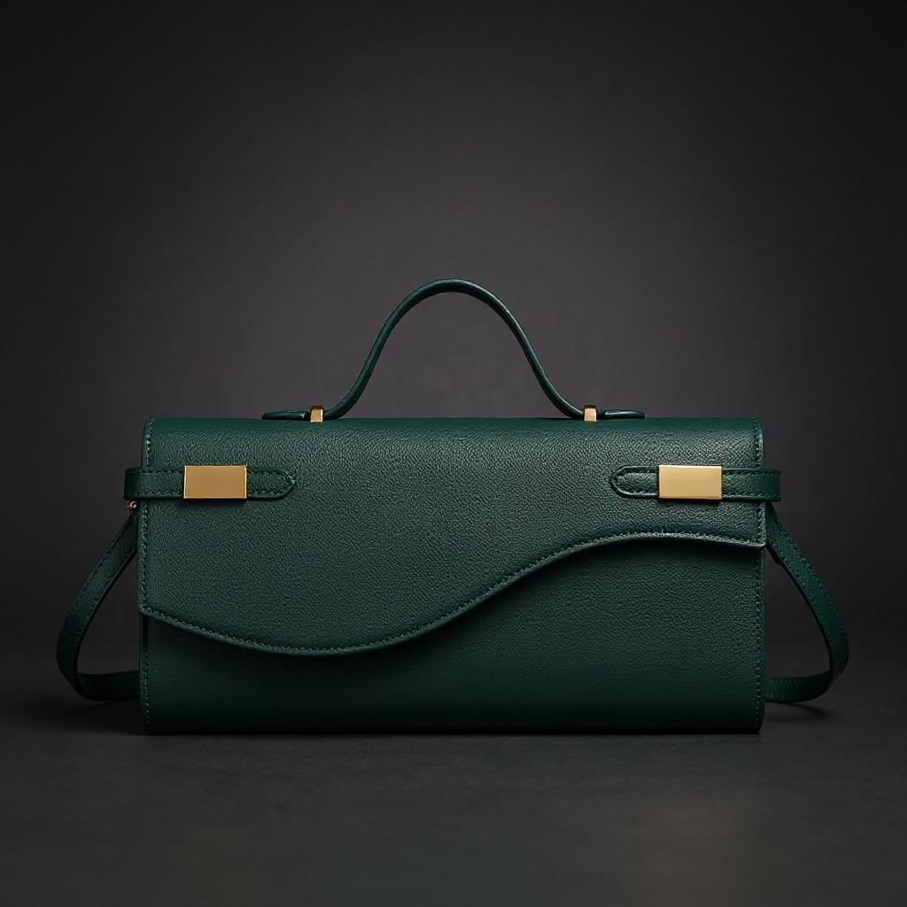 Solène | Bolso de mano alargado con solapa