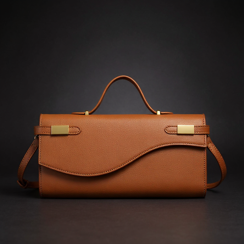 Solène | Bolso de mano alargado con solapa