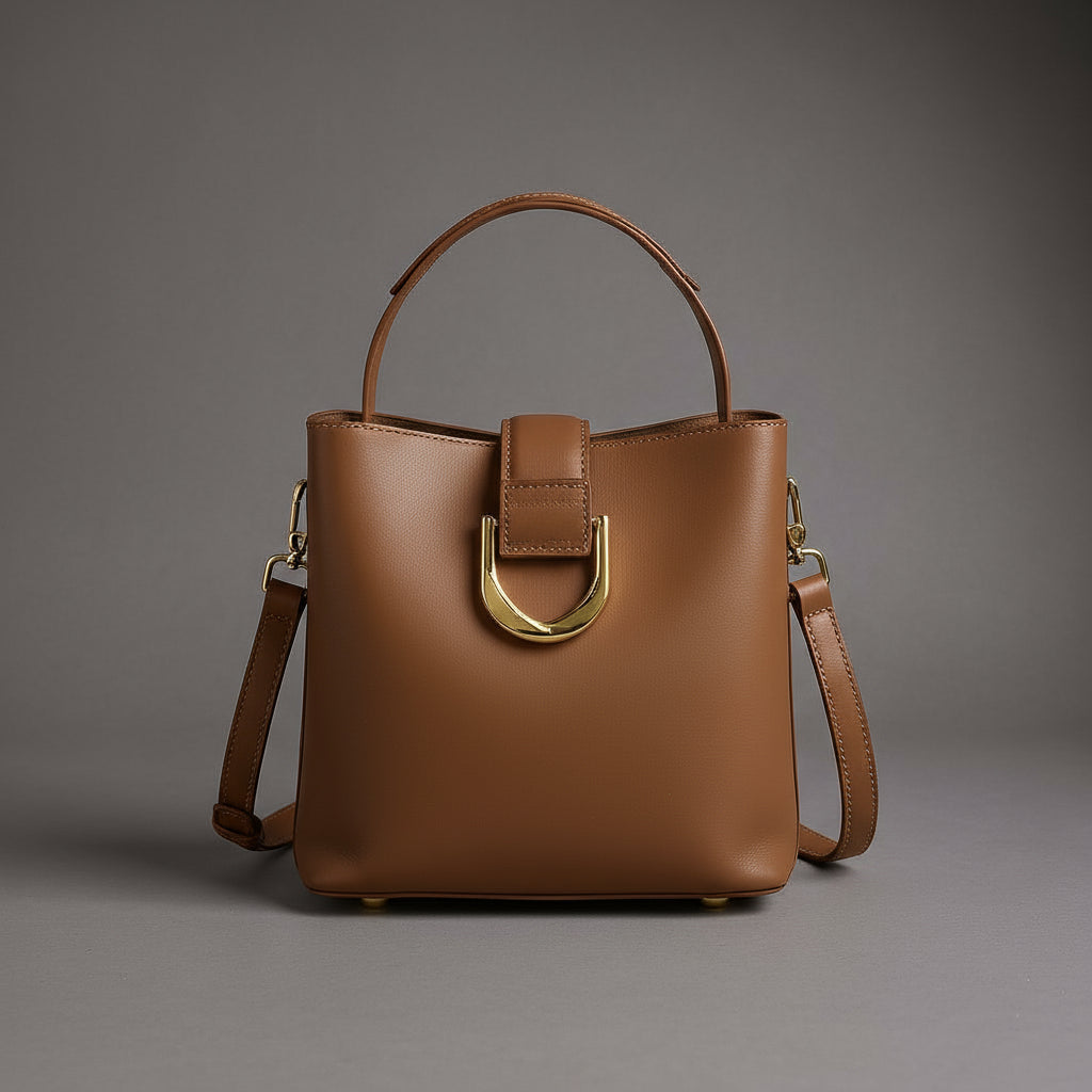 Bella | Bolso cubo de piel