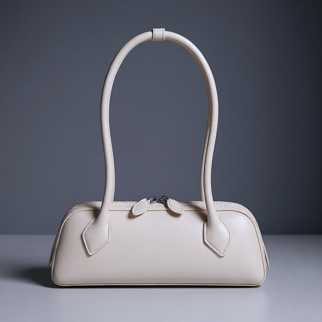 Bianca | Bolso baguette de piel