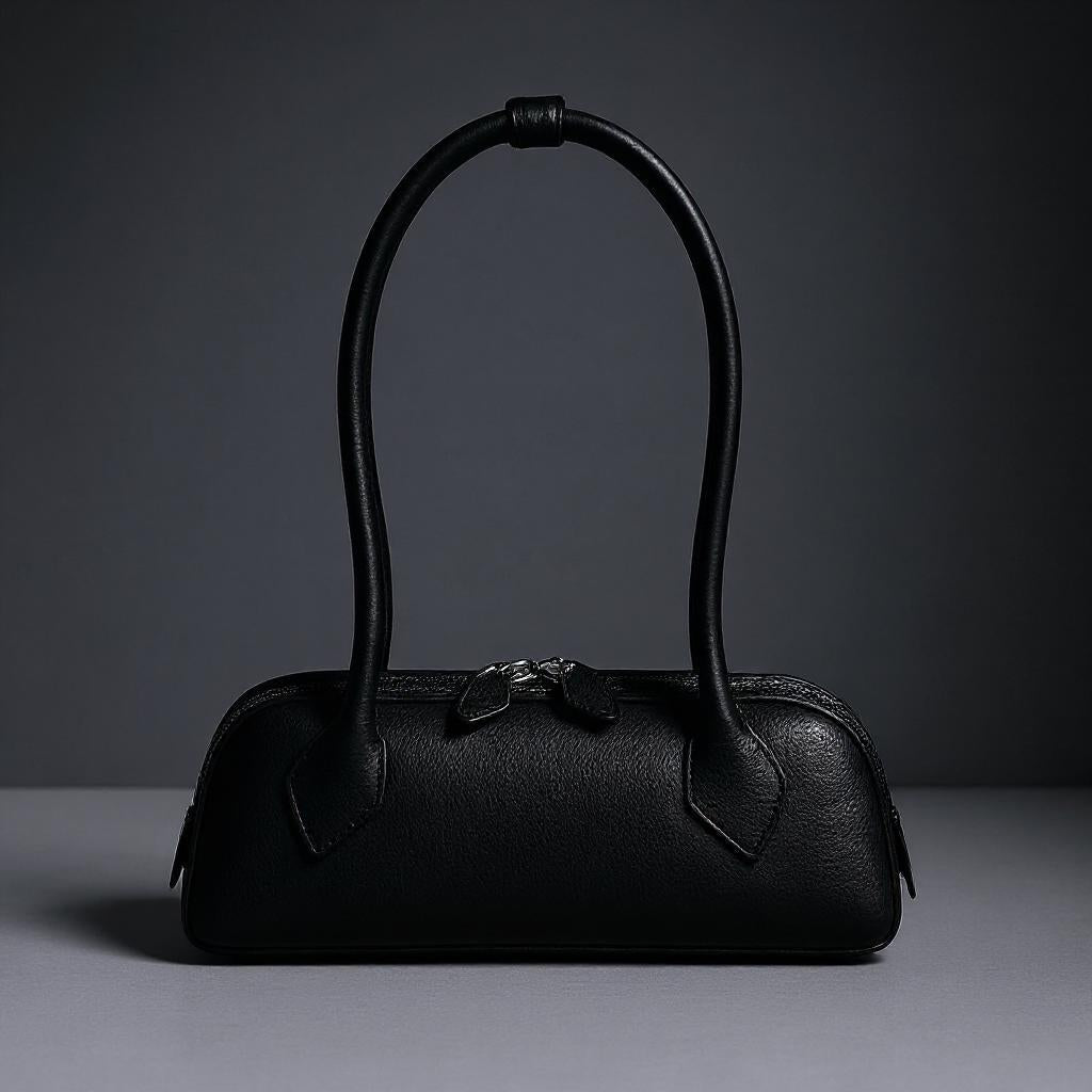 Bianca | Bolso baguette de piel
