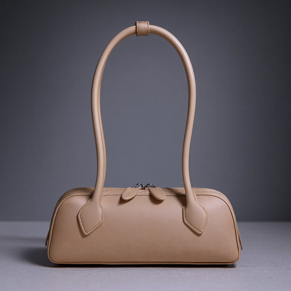 Bianca | Bolso baguette de piel