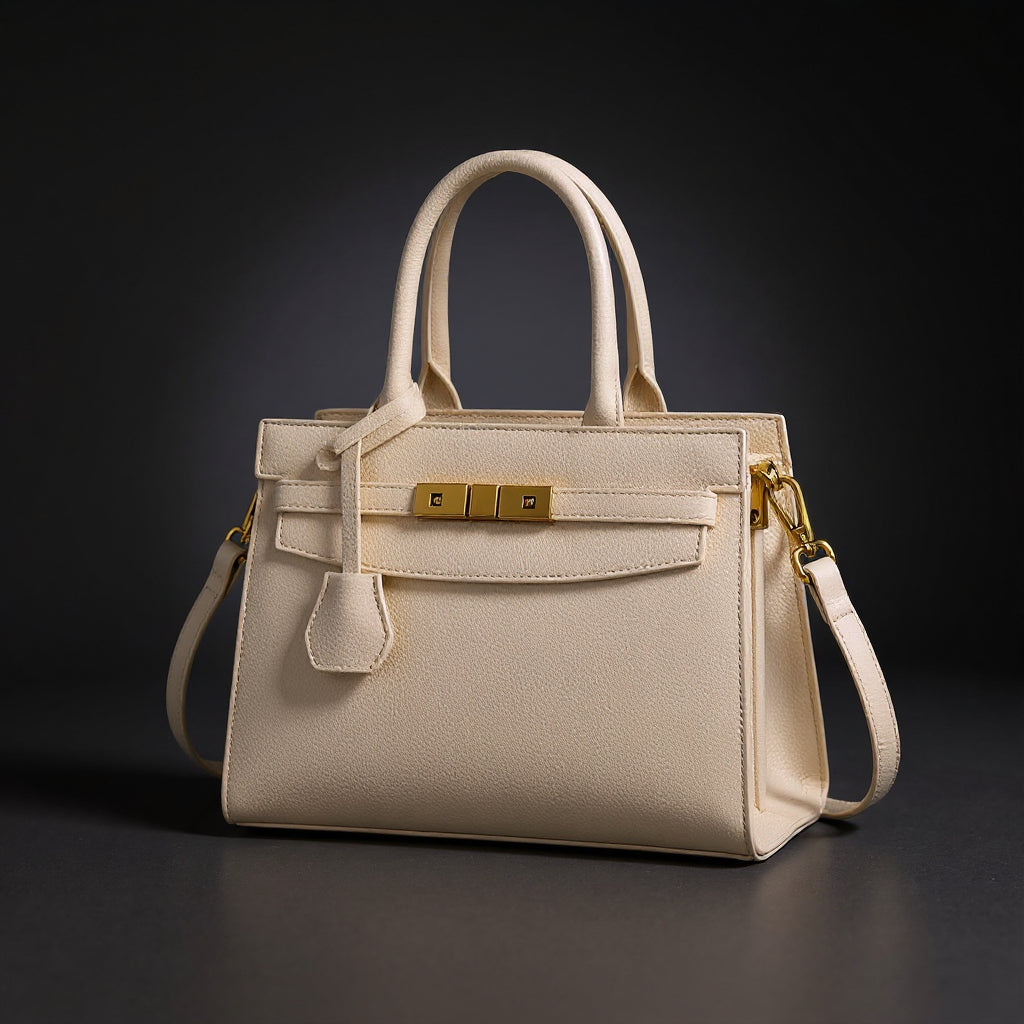Camille | Bolso de mano de piel granulada