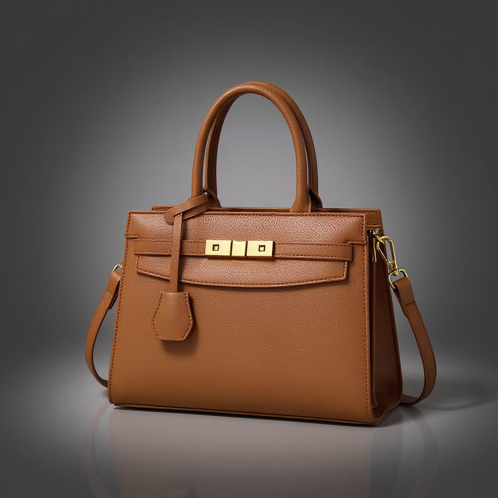 Camille | Bolso de mano de piel granulada