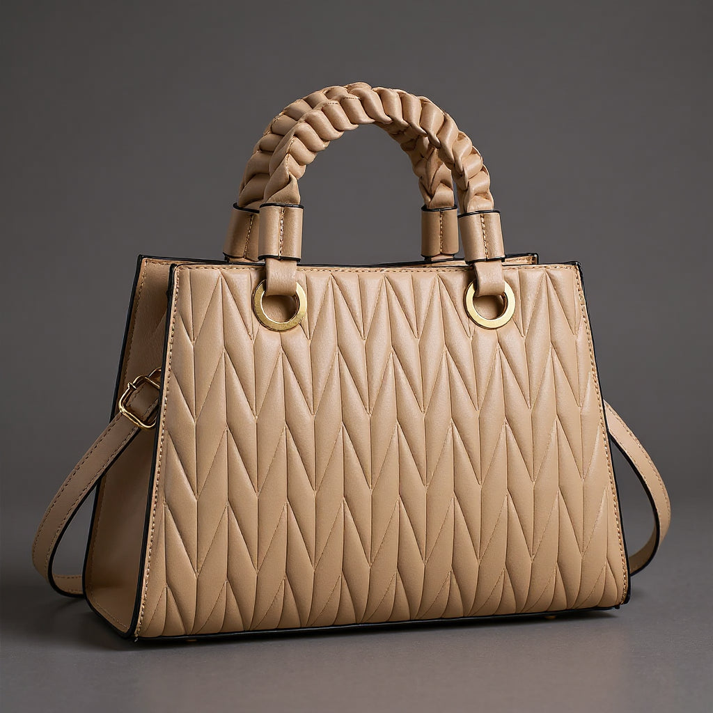 Madeleine | Bolso acolchado con asas trenzadas