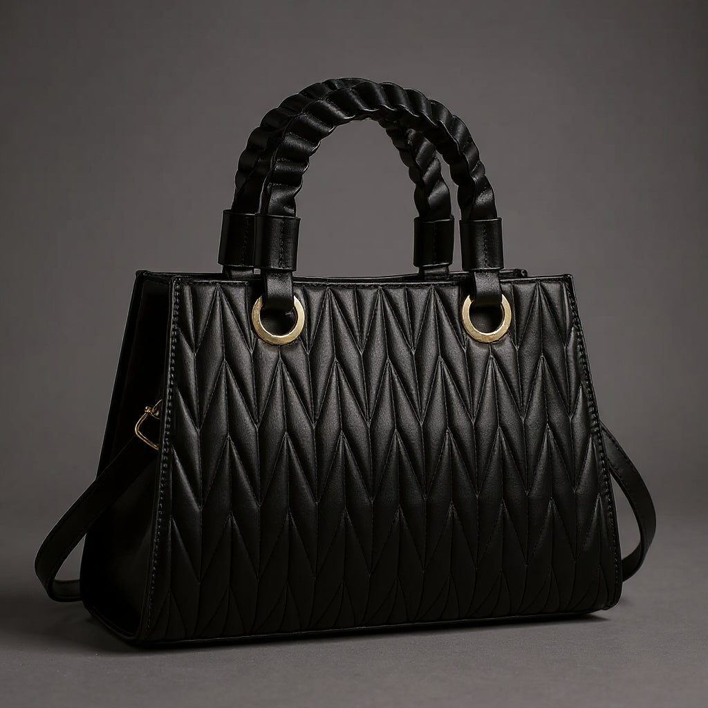 Madeleine | Bolso acolchado con asas trenzadas