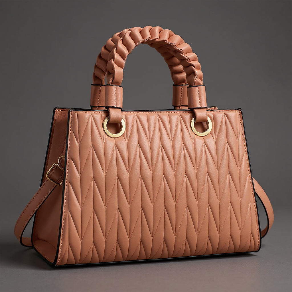 Madeleine | Bolso acolchado con asas trenzadas