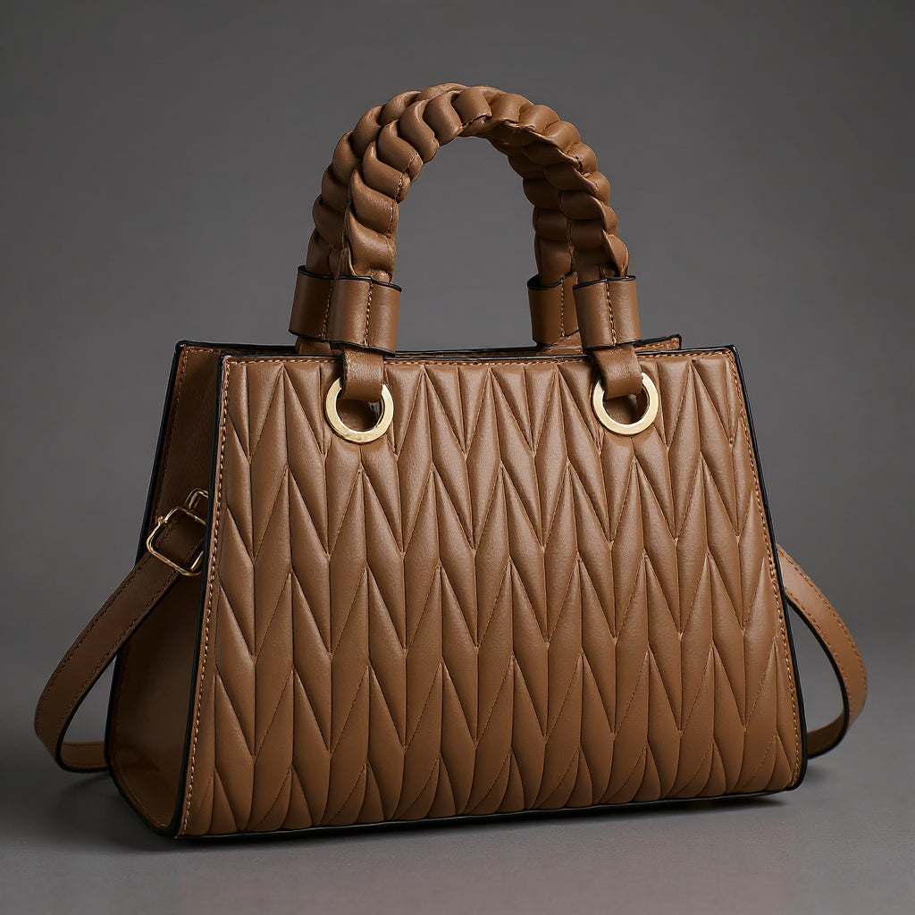 Madeleine | Bolso acolchado con asas trenzadas