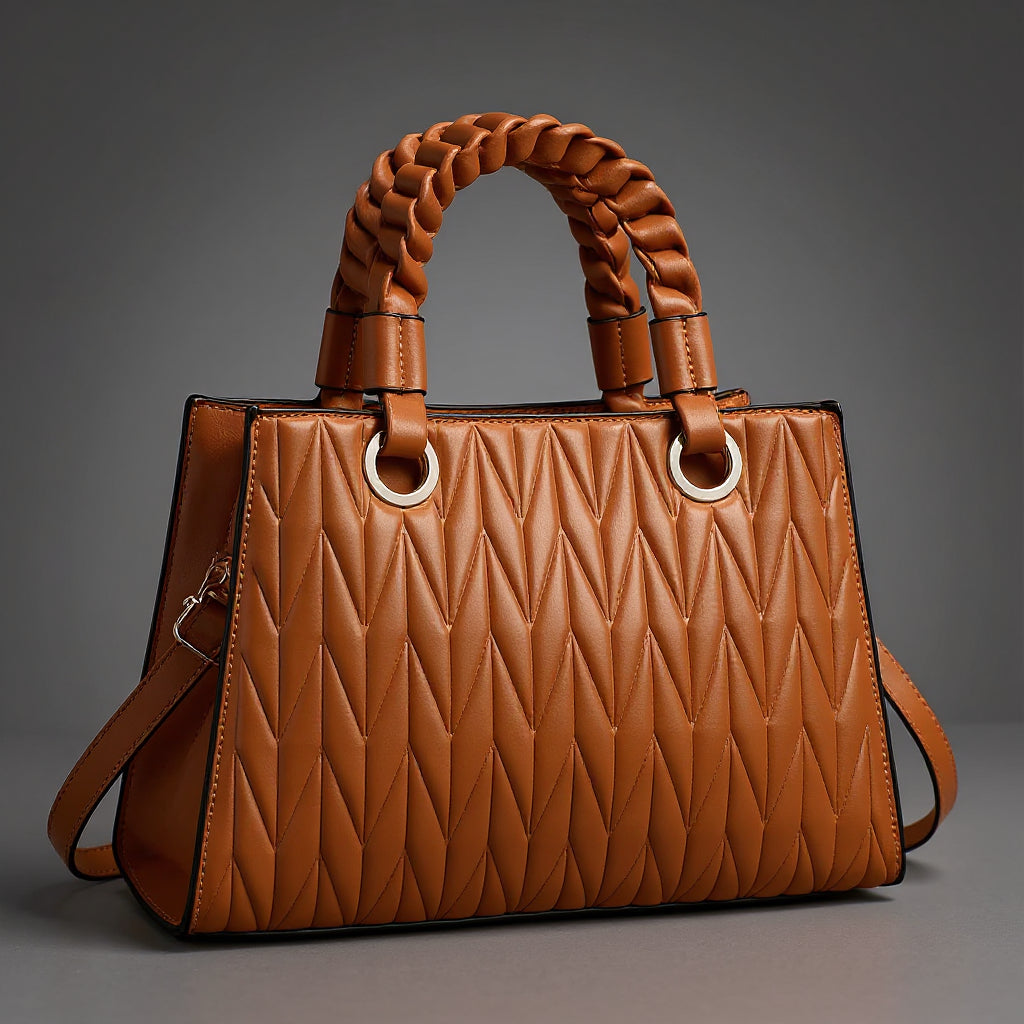 Madeleine | Bolso acolchado con asas trenzadas