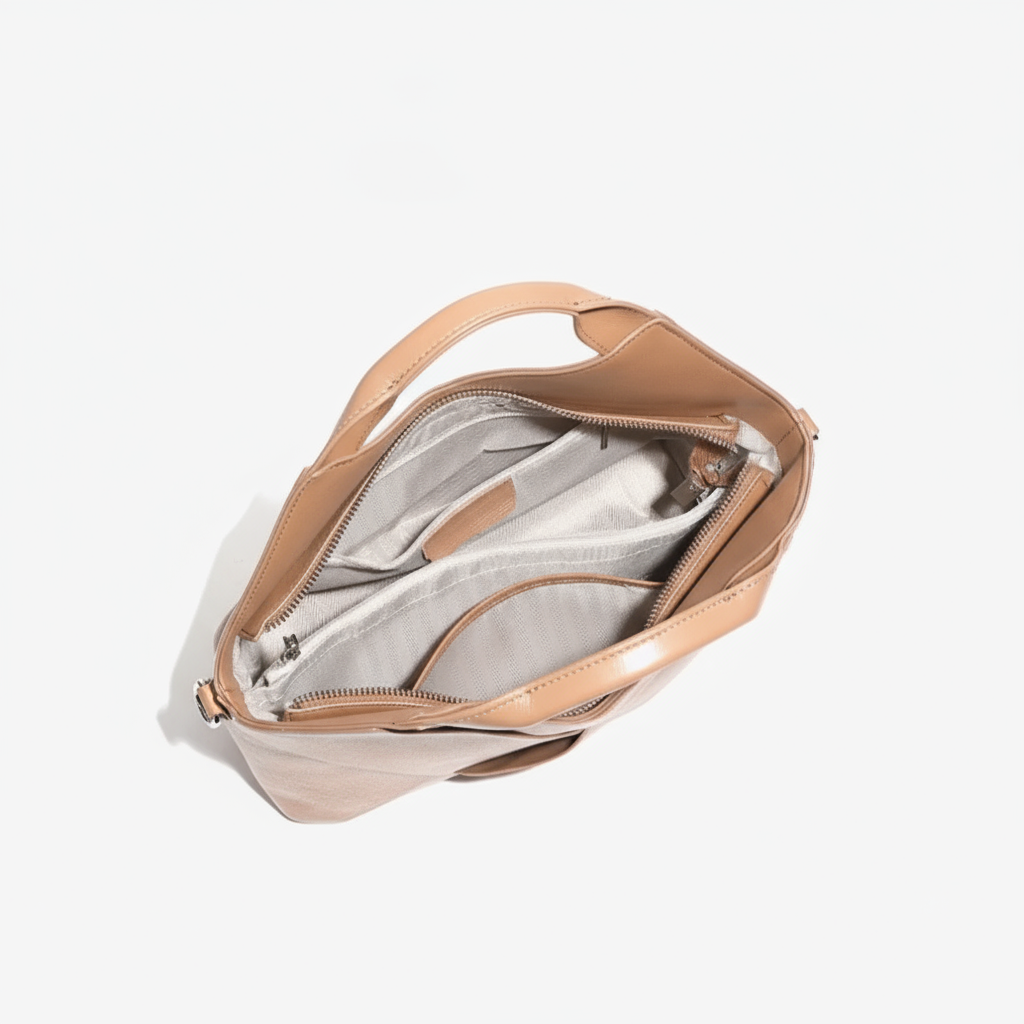 Contour | Bolso de piel con asa en V