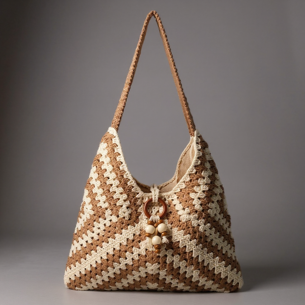 Noelle | Bolso de ganchillo a rayas