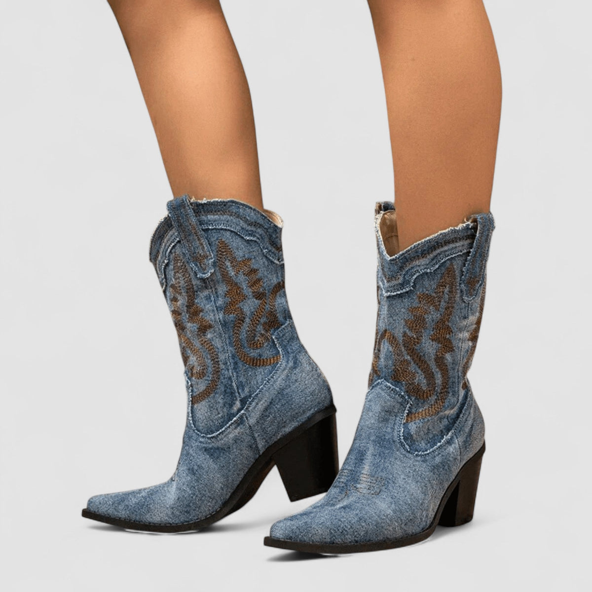 Selena | Botines vaqueros de confort