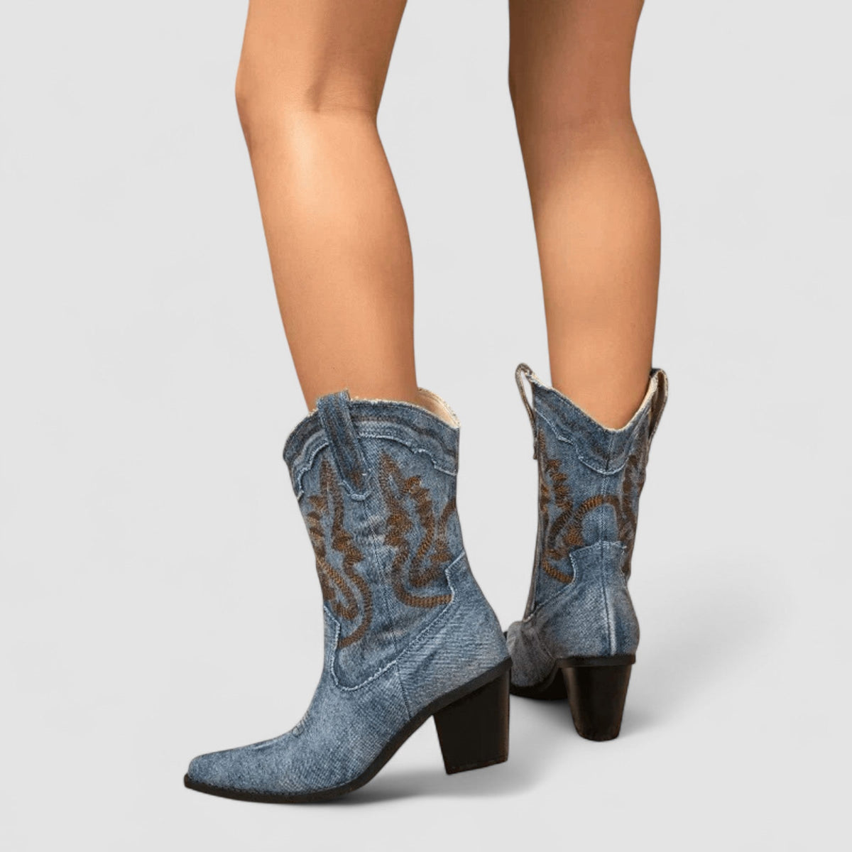Selena | Botines vaqueros de confort
